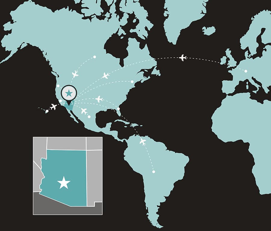 Graphic of Arizona