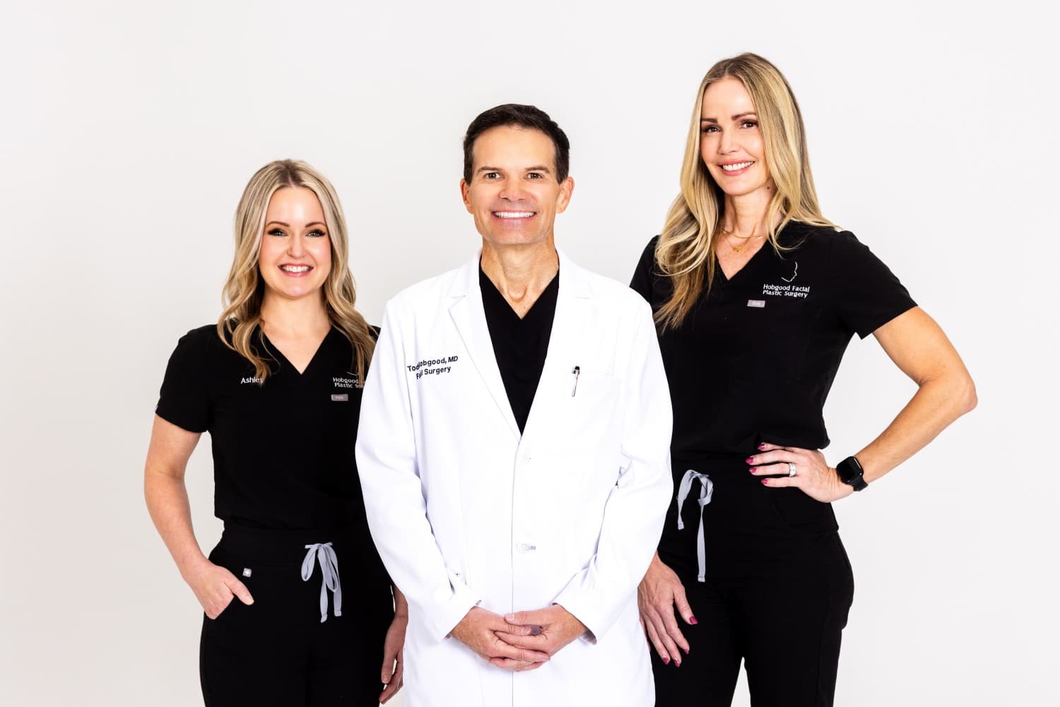 Dr. Hobgood with nurses