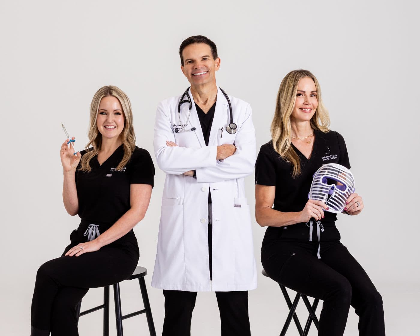 Dr. Hobgood with nurses