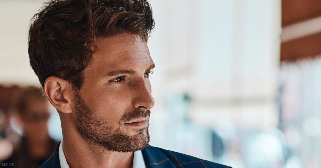 Man with great jawline (model)