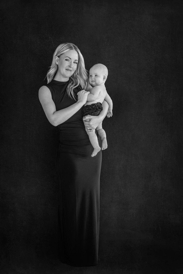 Ashley Smith with her baby